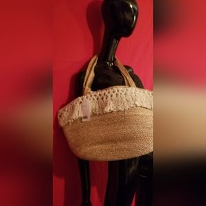 H&M Beach Tote Shopper Bag NWT
